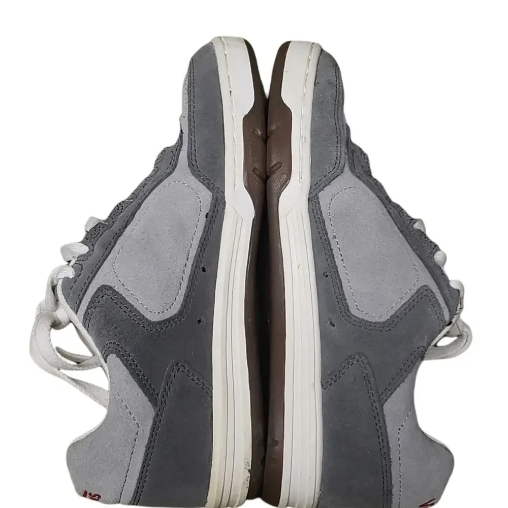 Vans Grey Suede Skater Fashion Street Wear Sneakers Shoes